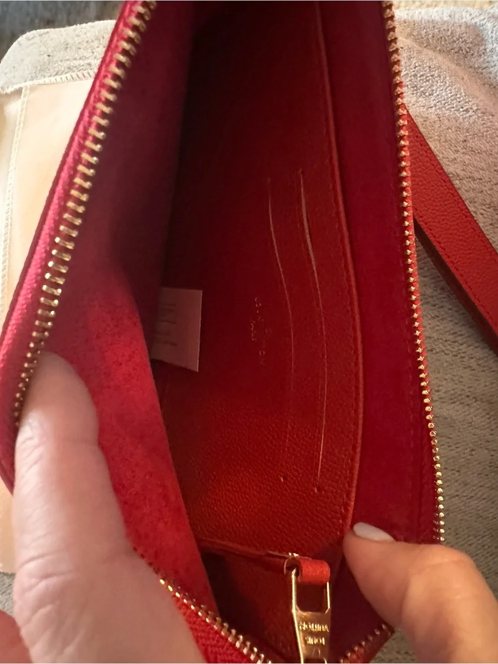 Unlisted sleek wristlet